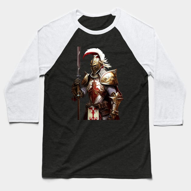 Dragon Slayer: Saint George Edition Baseball T-Shirt by Phantom Troupe